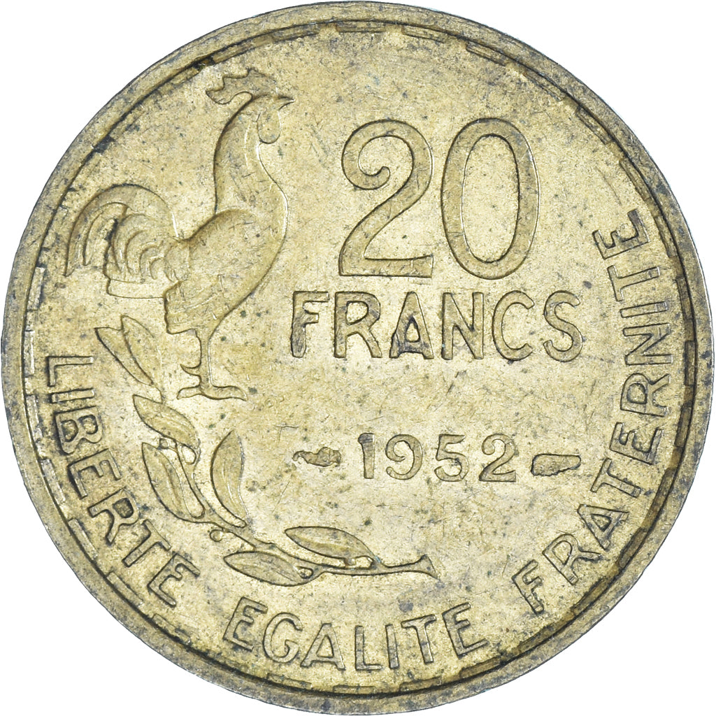 Moneta, Francja, 20 Francs, 1952