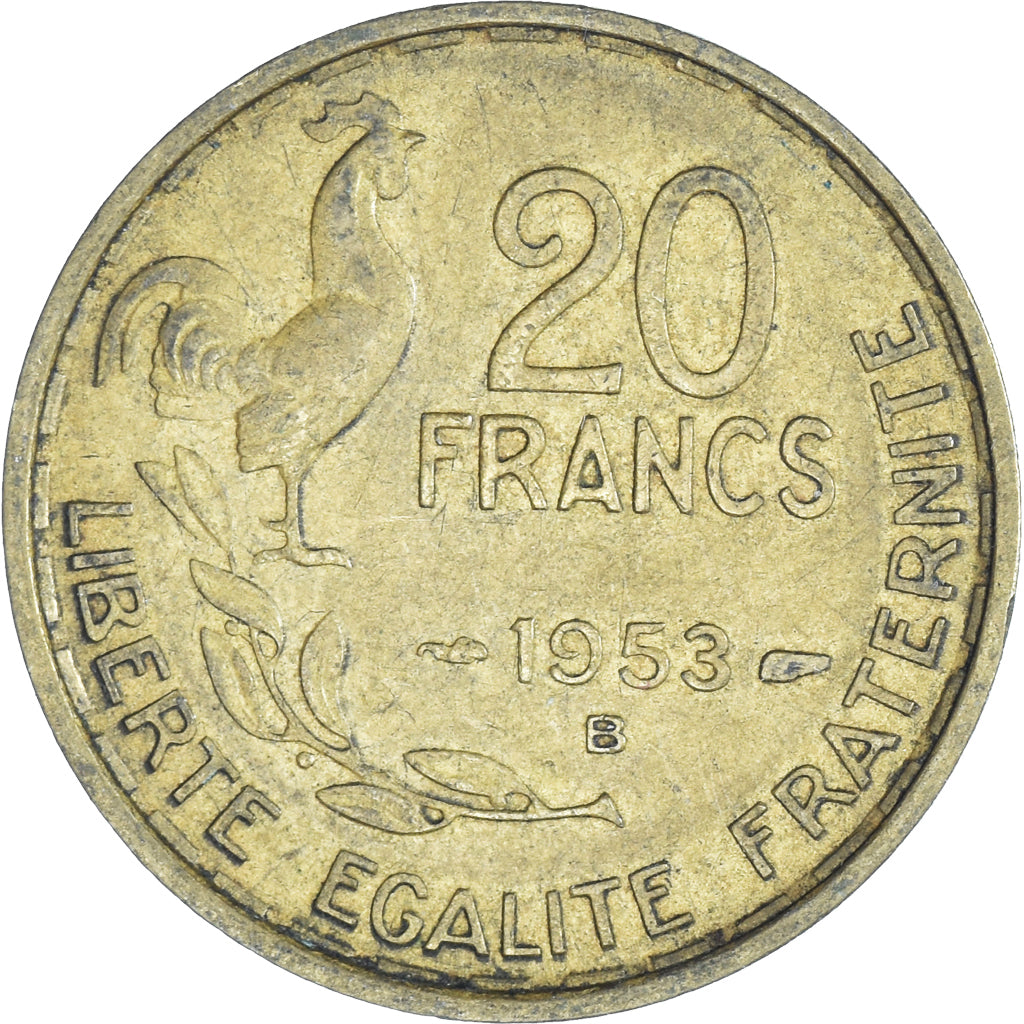 Münze, Frankreich, 20 Francs, 1953