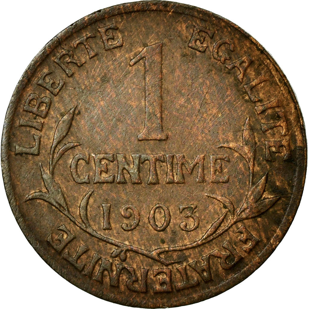 Coin, France, Dupuis, Centime, 1903, EF(40-45), Bronze, KM:840, Gadoury:90