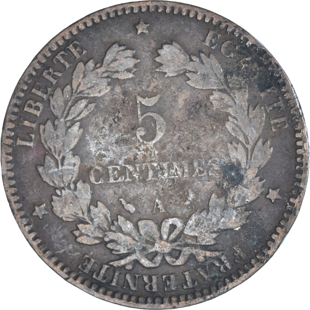 Munten, Frankrijk, 5 Centimes, 1897