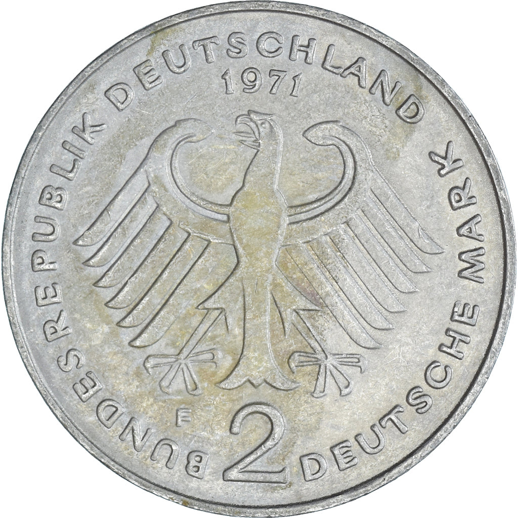 Münze, Deutschland, 2 Mark, 1969
