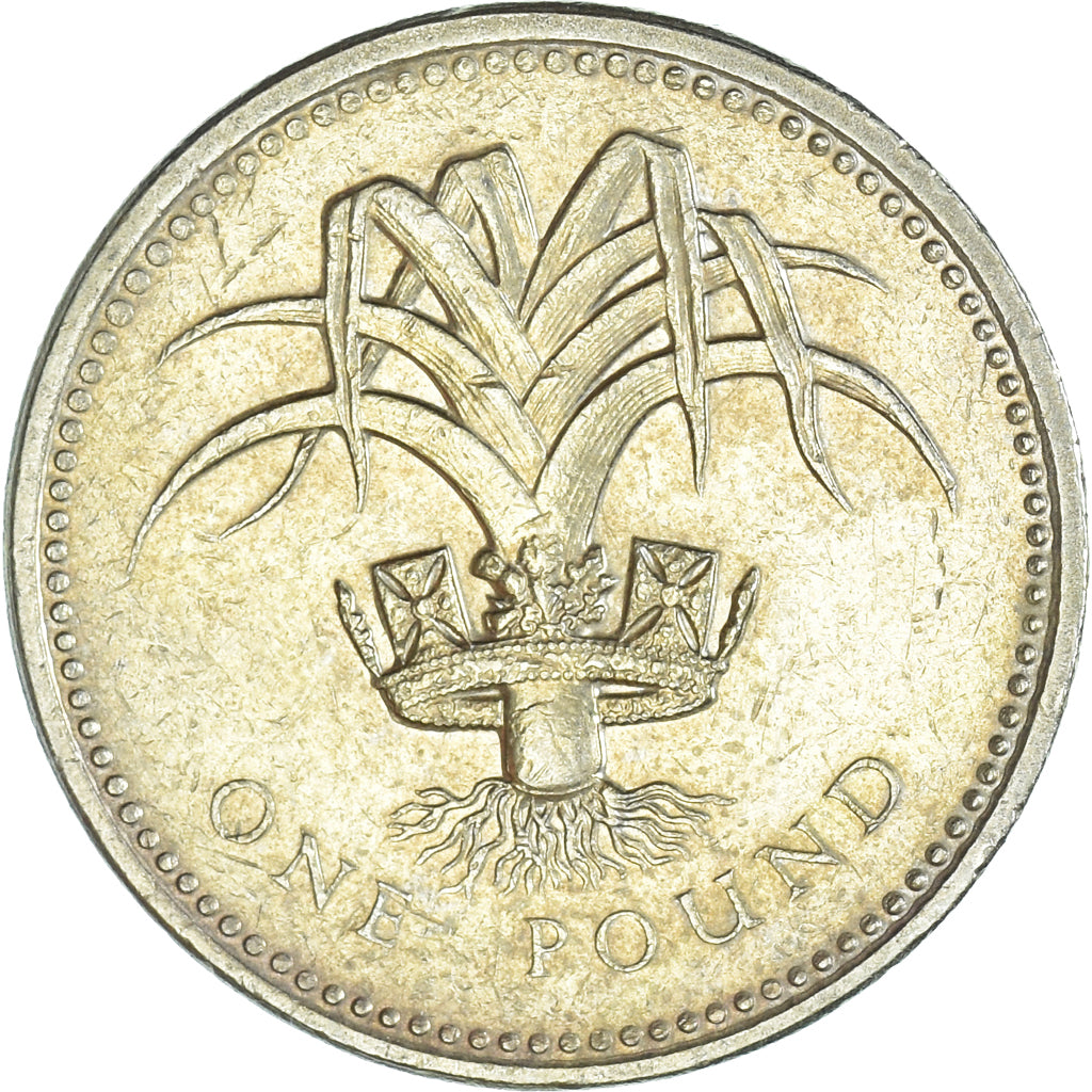Coin, Great Britain, Pound, 1990
