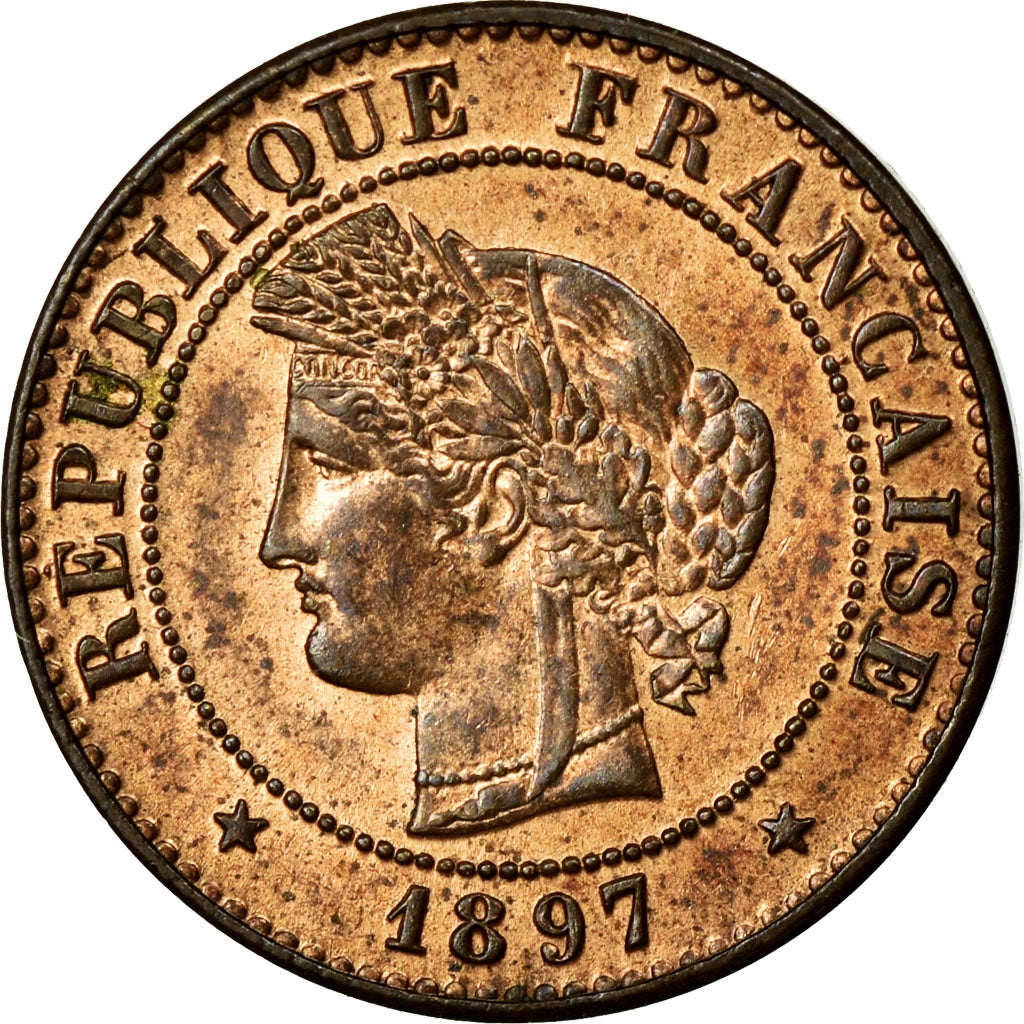 Monnaie, France, Cérès, Centime, 1897, Paris, SUP+, Bronze, KM:826.1