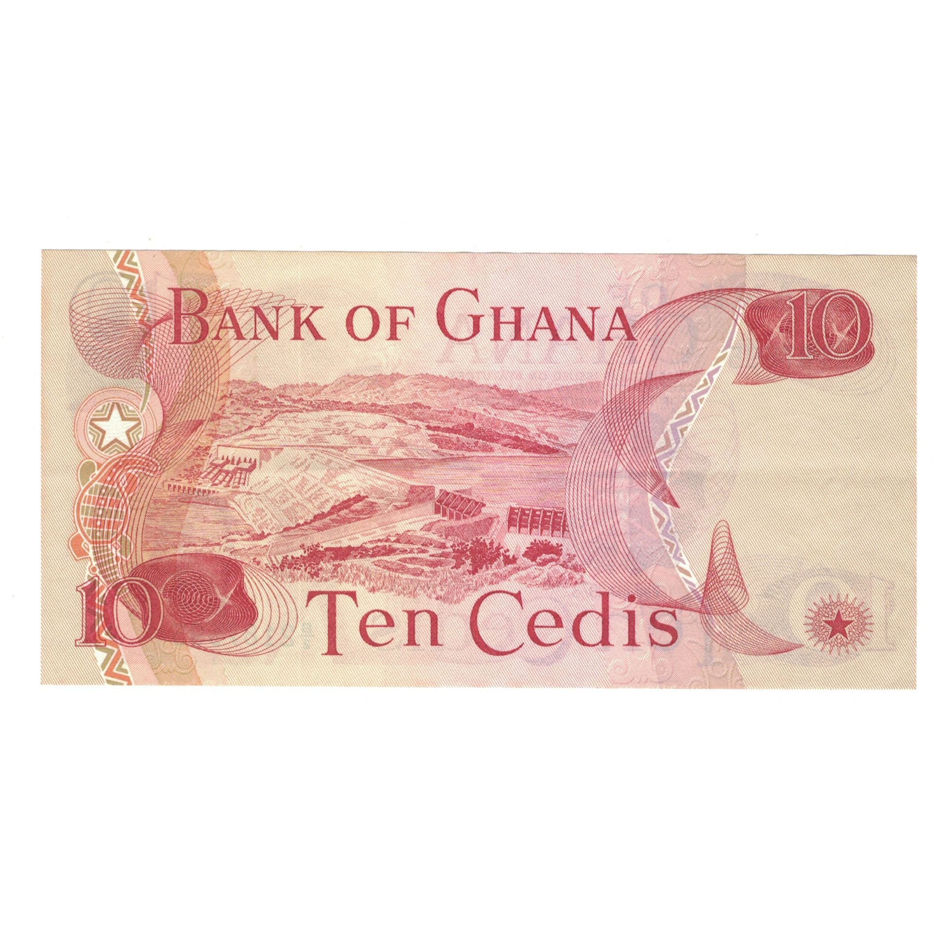 Banknot, Ghana, 10 Cedis, 1978, 1978-01-02, KM:16f, AU(50-53)