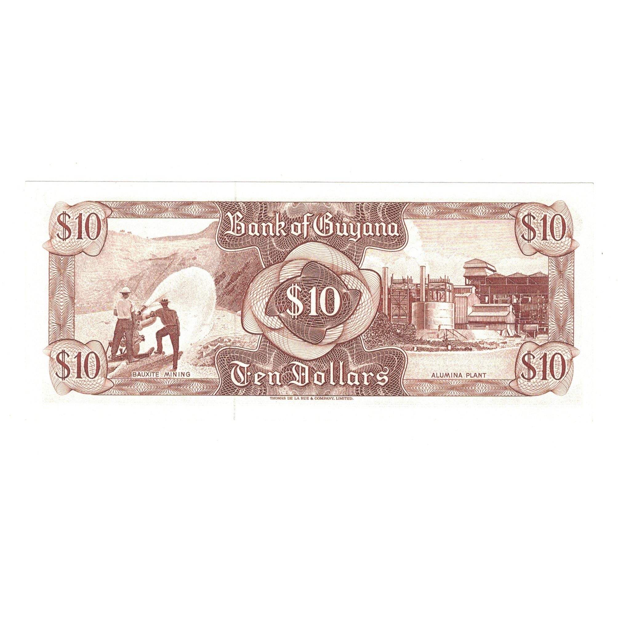 Banknote, Guyana, 10 Dollars, KM:23f, UNC(63)