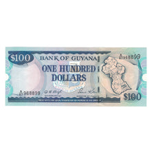 Banknote, Guyana, 100 Dollars, Undated (1999), KM:31, UNC(65-70)