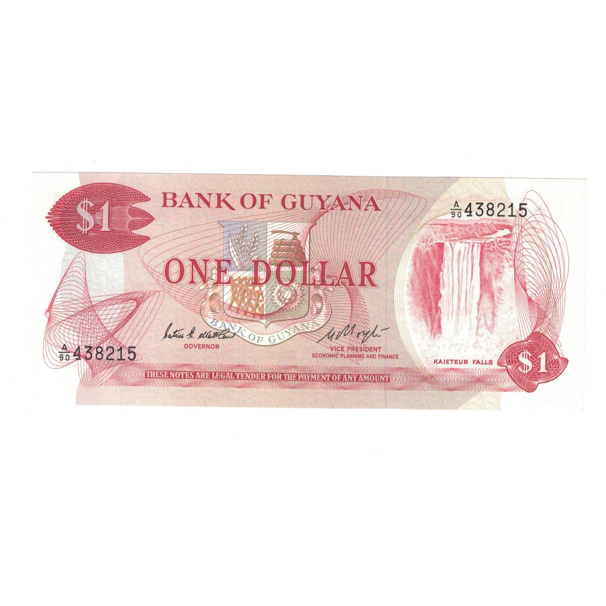 Banknote, Guyana, 1 Dollar, KM:21e, UNC(65-70)