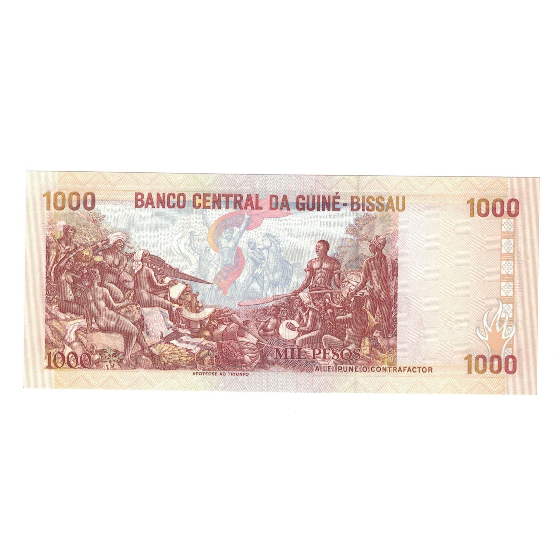Banconote, Guinea-Bissau, 1000 Pesos, 1993, 1993-03-01, KM:13b, FDS