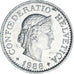 Moneda, Suiza, 10 Rappen, 1988