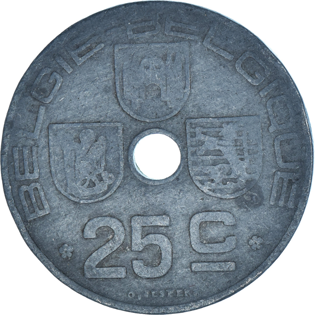Monnaie, Belgique, 25 Centimes, 1941