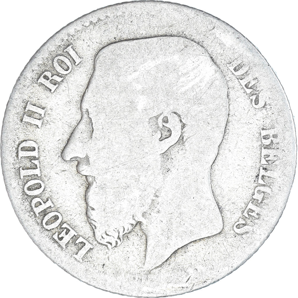 Münze, Belgien, Franc, 1867