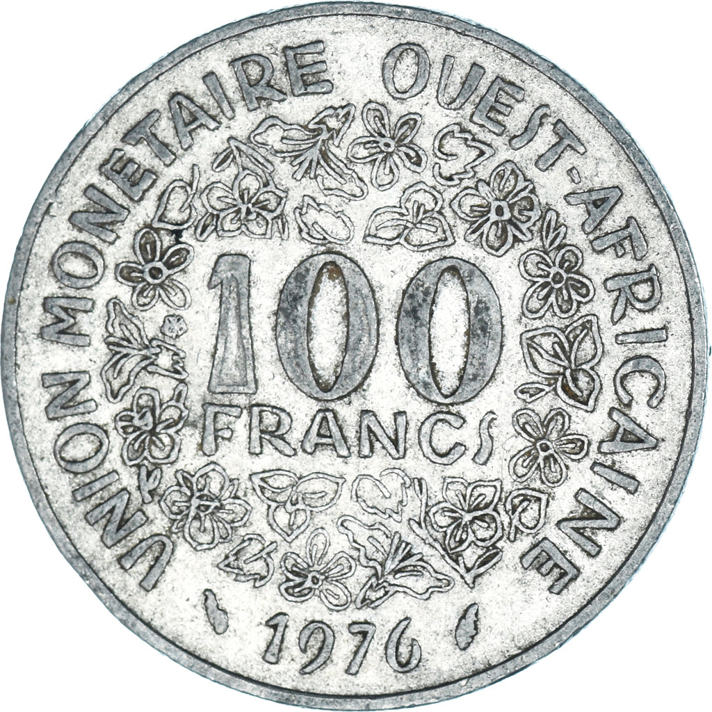 Munten, West Afrikaanse Staten, 100 Francs, 1976