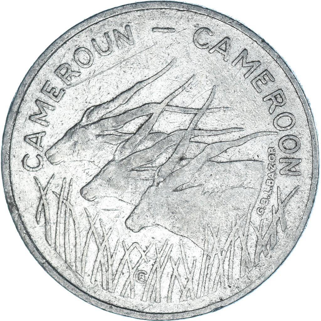 Münze, Kamerun, 100 Francs, 1972