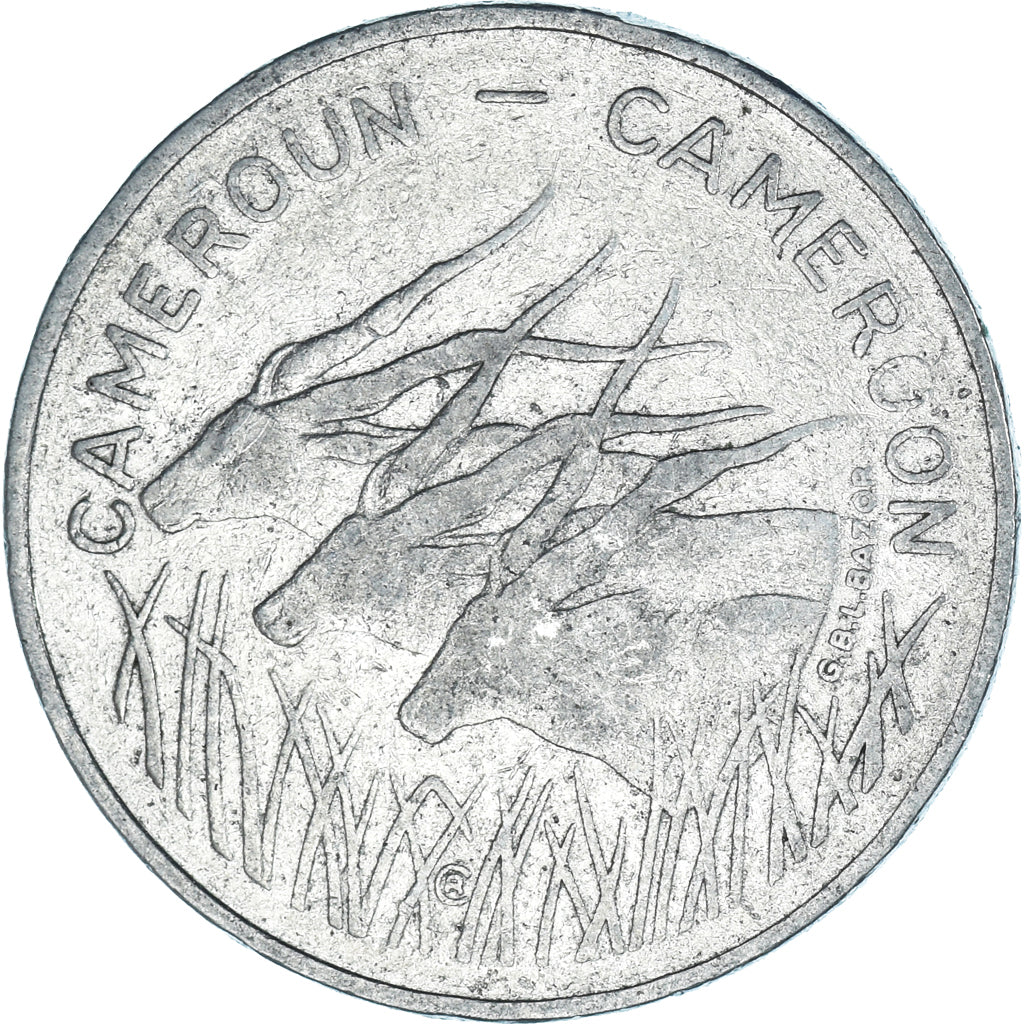 Moneda, Camerún, 100 Francs, 1972