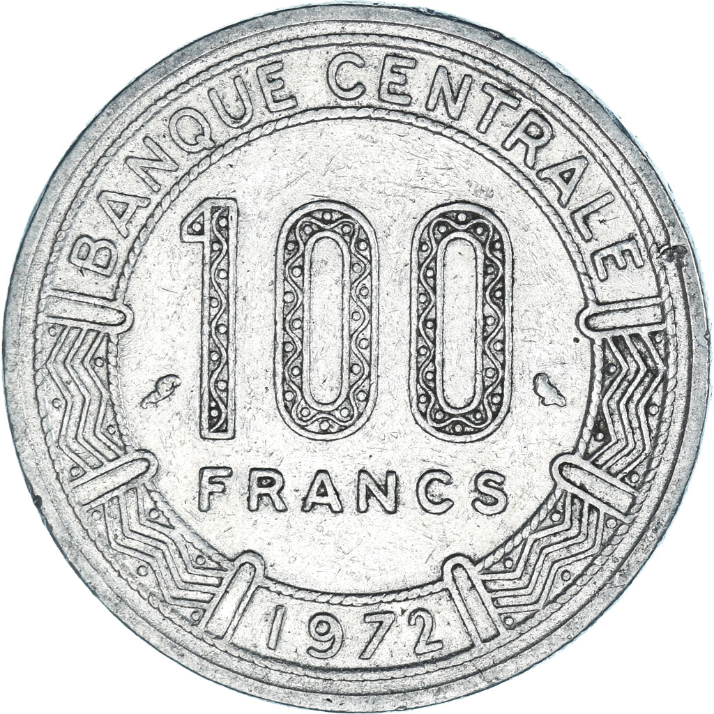 Moneda, Camerún, 100 Francs, 1972