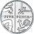 Munten, Groot Bretagne, 5 Pence, 2014