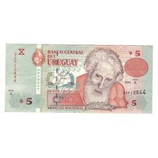 Banknote, Uruguay, 5 Pesos Uruguayos, 1998, KM:80a, EF(40-45)