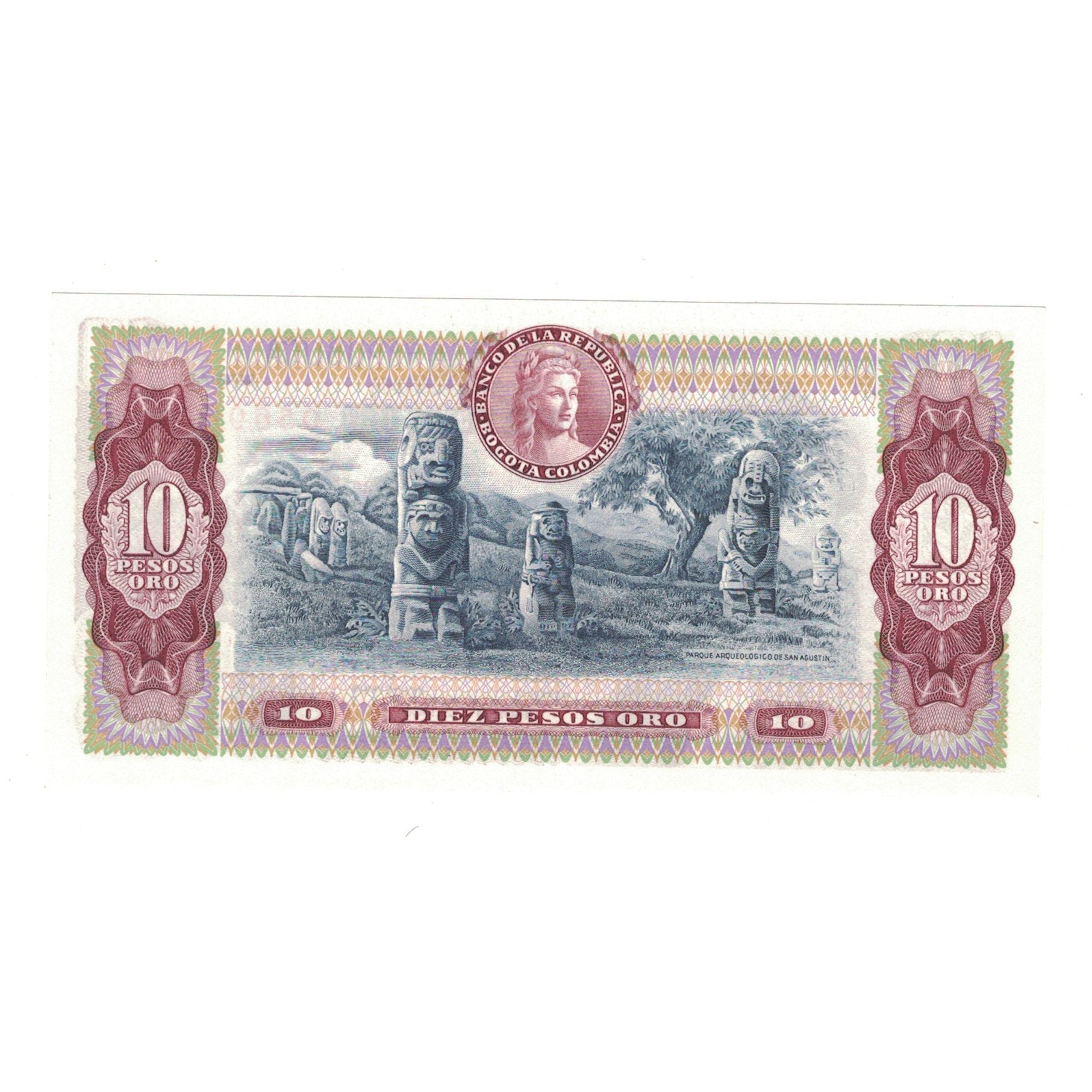 Billet, Colombie, 10 Pesos Oro, 1980, 1980-08-07, KM:407h, SUP