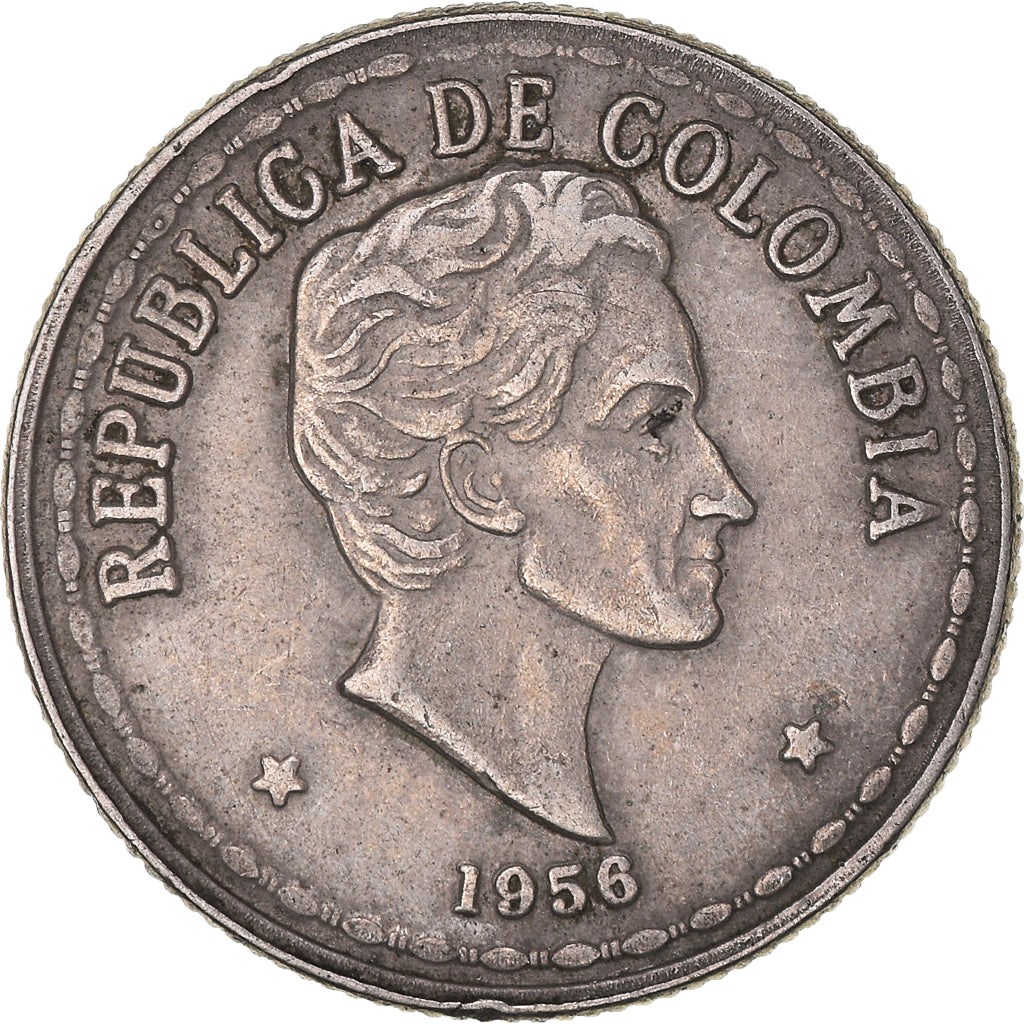 Moneta, Colombia, 20 Centavos, 1956