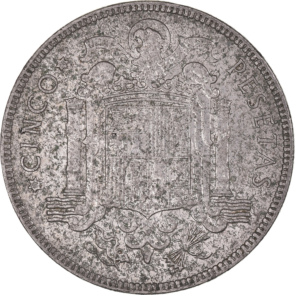 Moneta, Hiszpania, 5 Pesetas, 1949