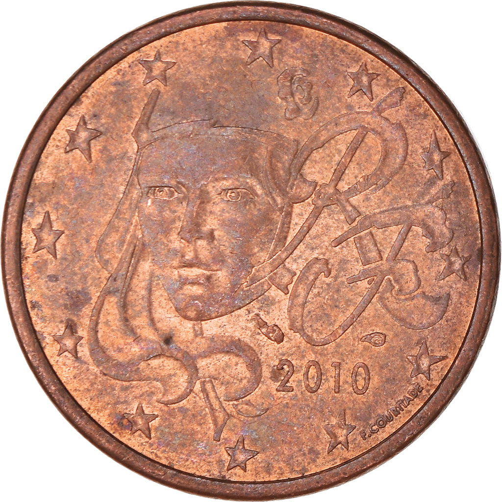 Munten, Frankrijk, 5 Euro Cent, 2010