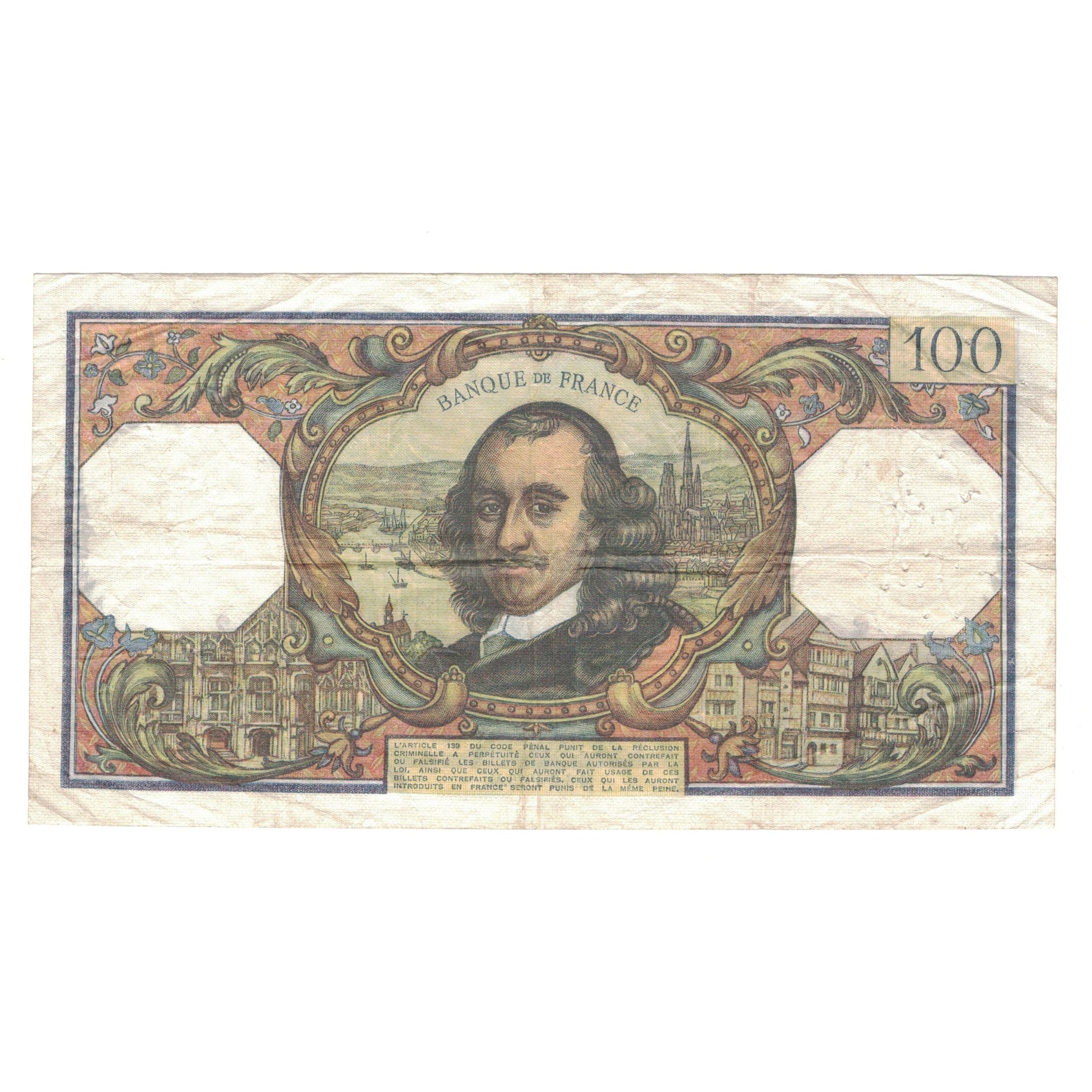 Frankreich, 100 Francs, Corneille, 1975, T.844, SS, Fayette:65.48, KM:149e