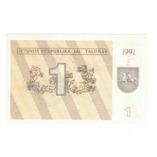 Billet, Lituanie, 1 (Talonas), 1991, KM:32a, NEUF