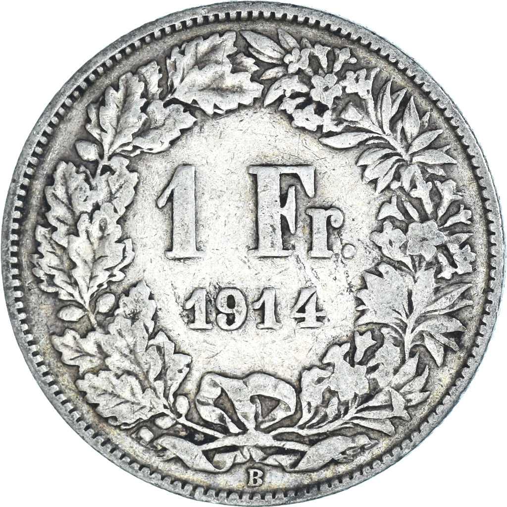 Münze, Schweiz, Franc, 1914