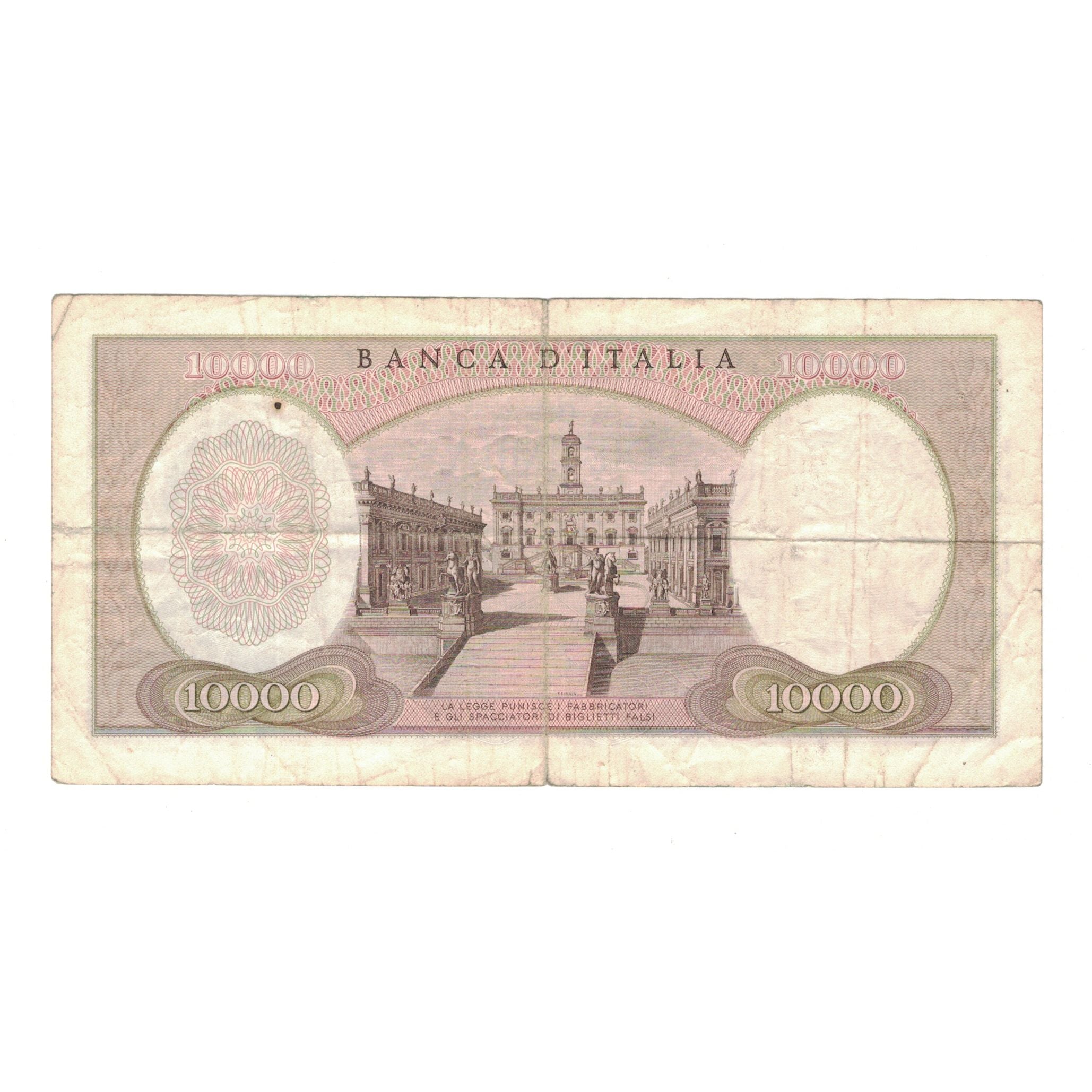 Billete, 10,000 Lire, 1973, Italia, 1973-02-15, KM:97f, MBC