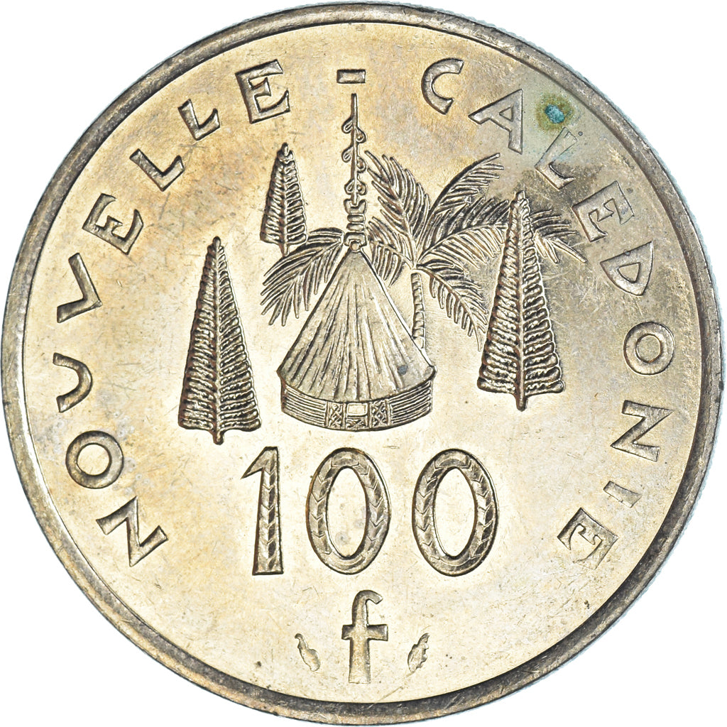 Moneta, Nowa Kaledonia, 100 Francs, 1987