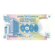 Banknot, Uganda, 5 Shillings, Undated (1979), KM:10, UNC(63)