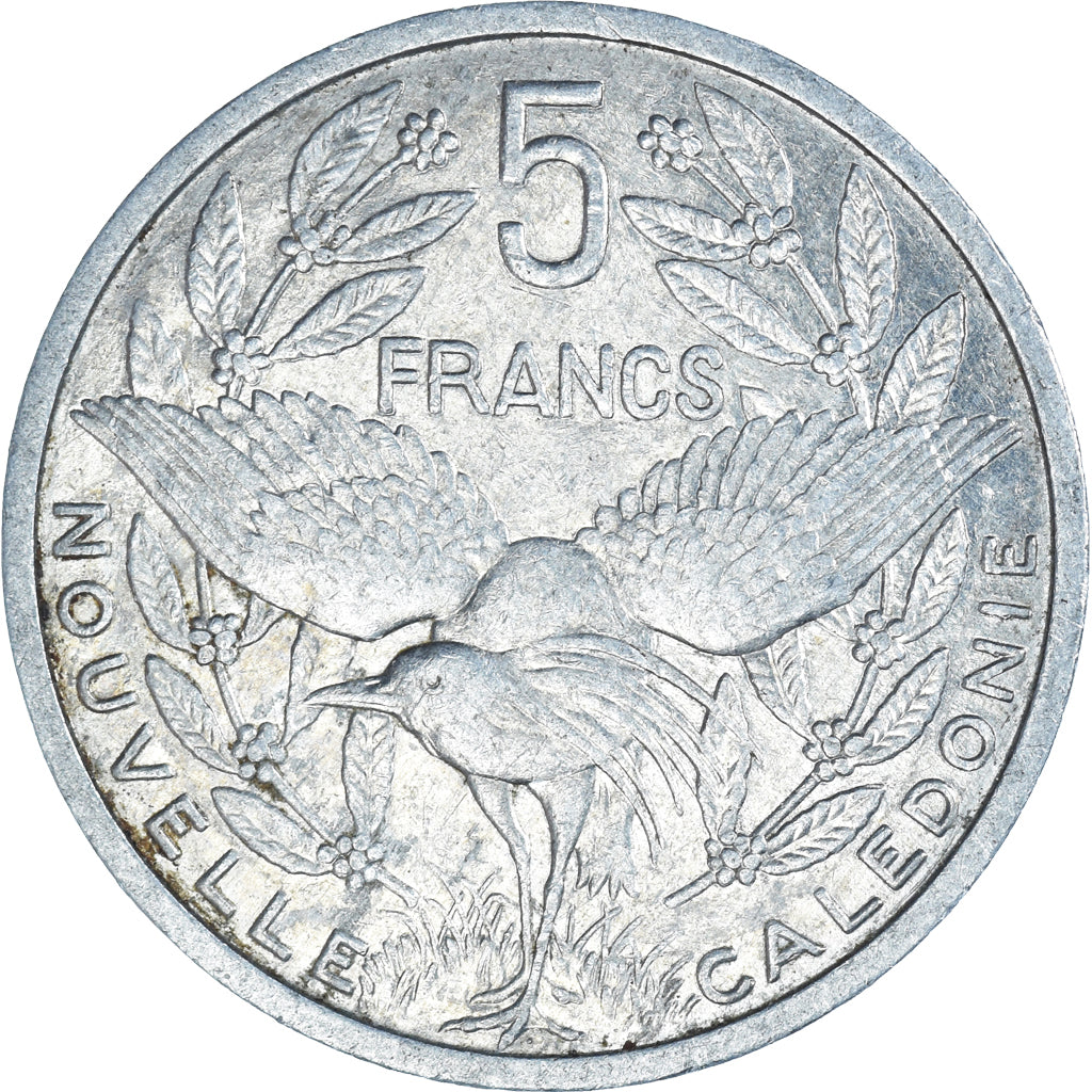 Coin, New Caledonia, 5 Francs, 1983
