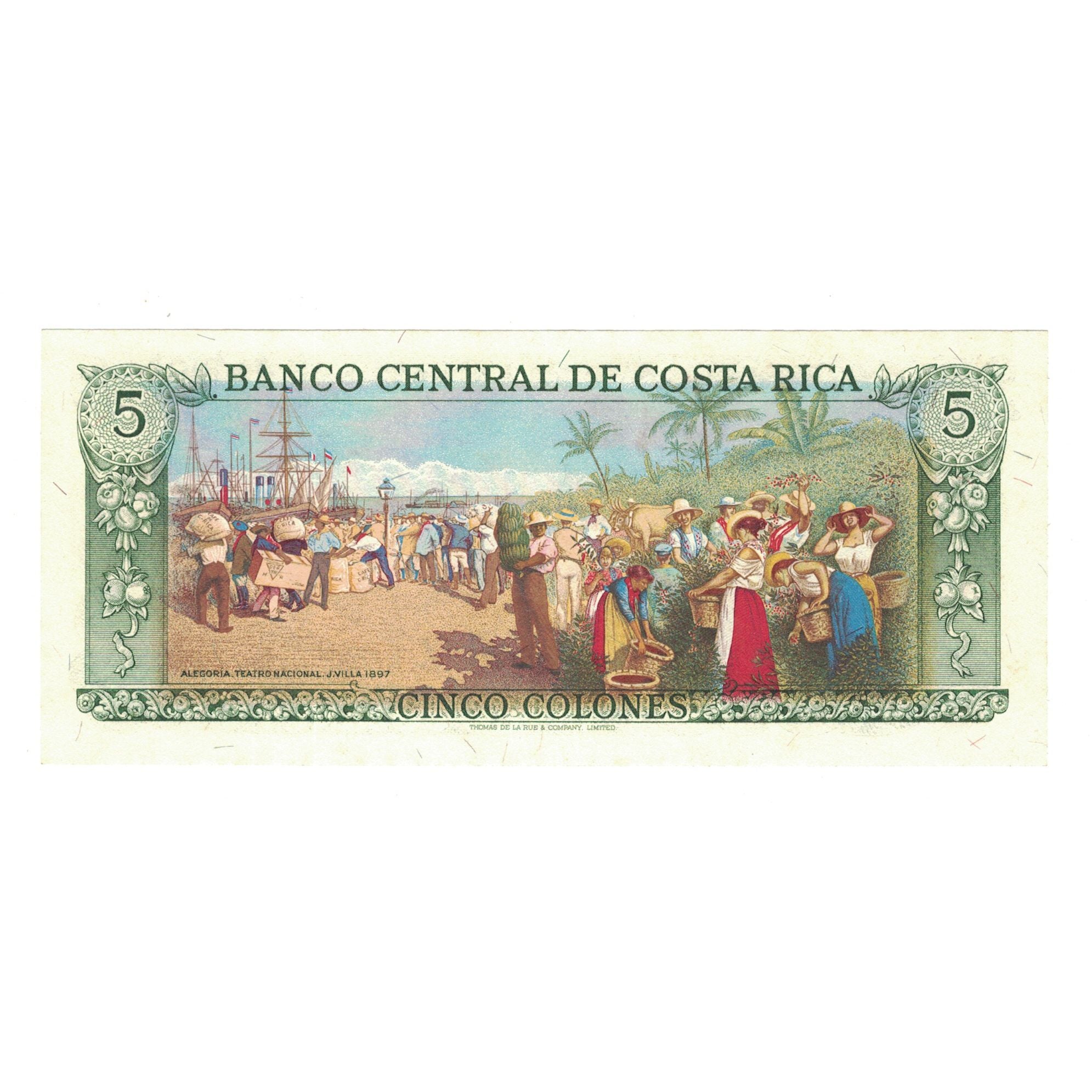 Billete, 5 Colones, 1983, Costa Rica, 1983-04-07, KM:236x, UNC