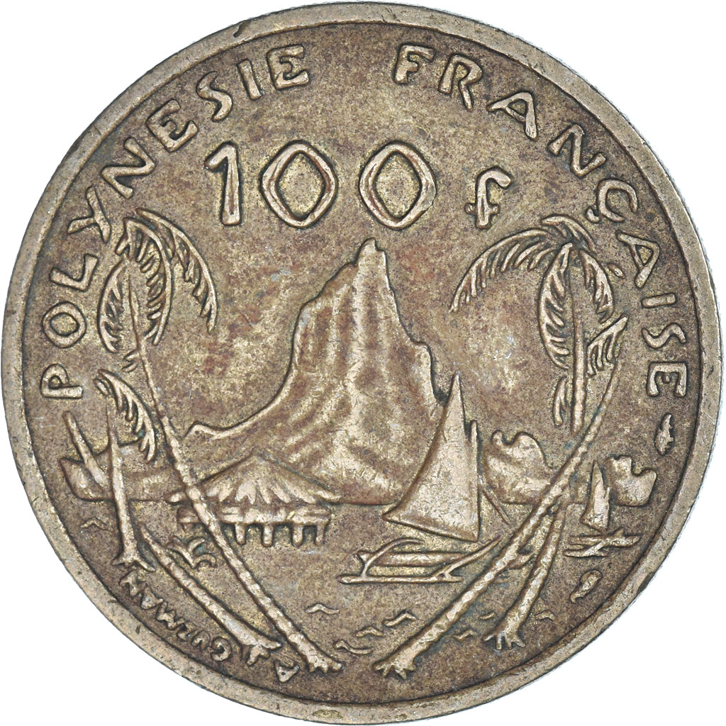 Coin, French Polynesia, 100 Francs, 1982