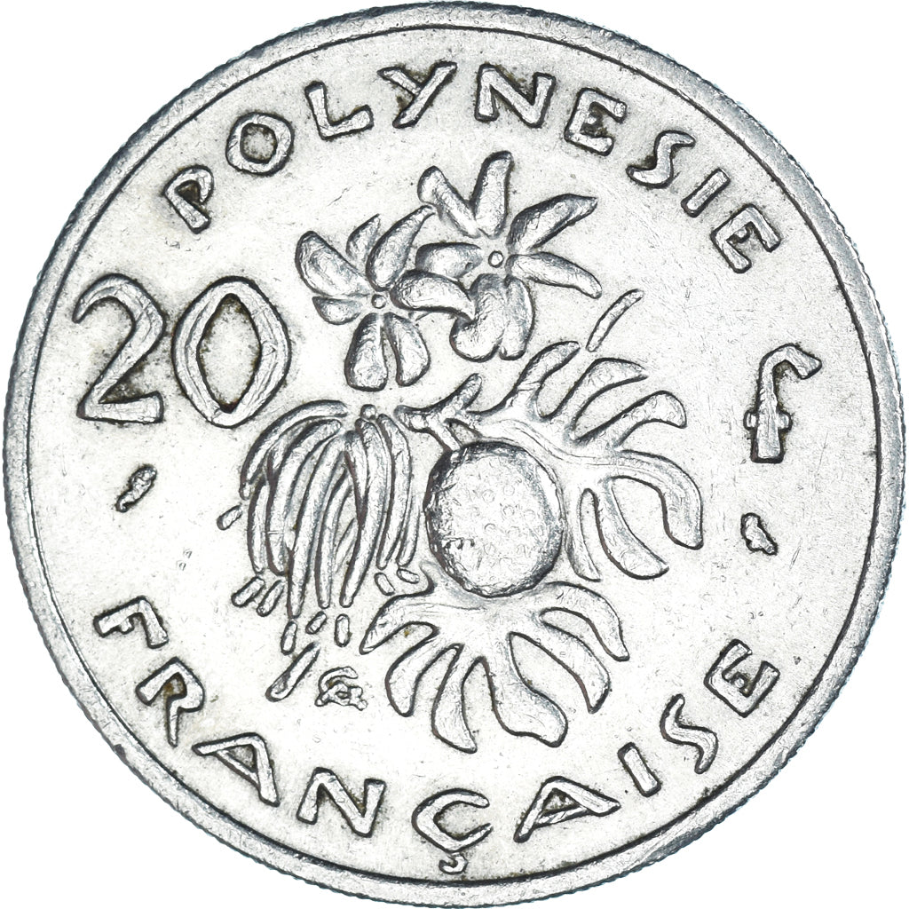 Moneda, Polinesia francesa, 20 Francs, 1967