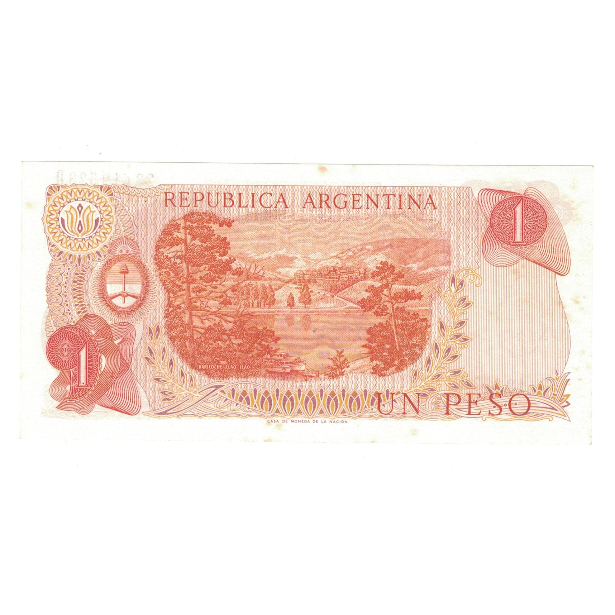 Banknote, Argentina, 1 Peso, KM:287, UNC(63)