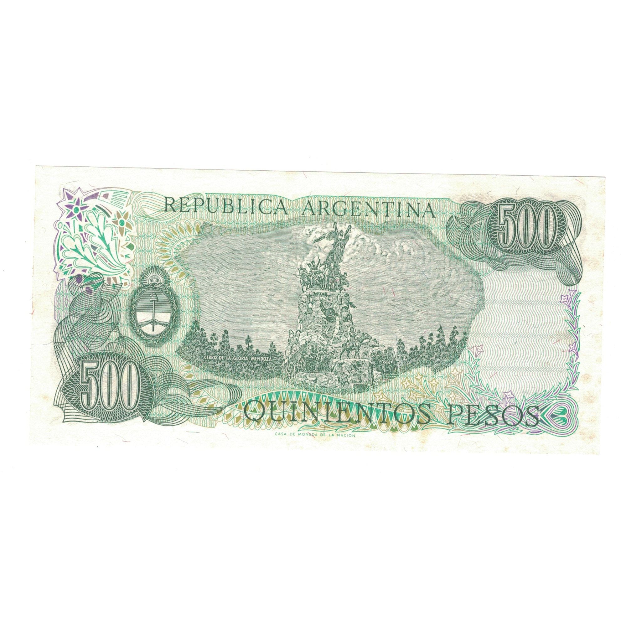 Billete, 500 Pesos, Argentina, KM:303b, EBC