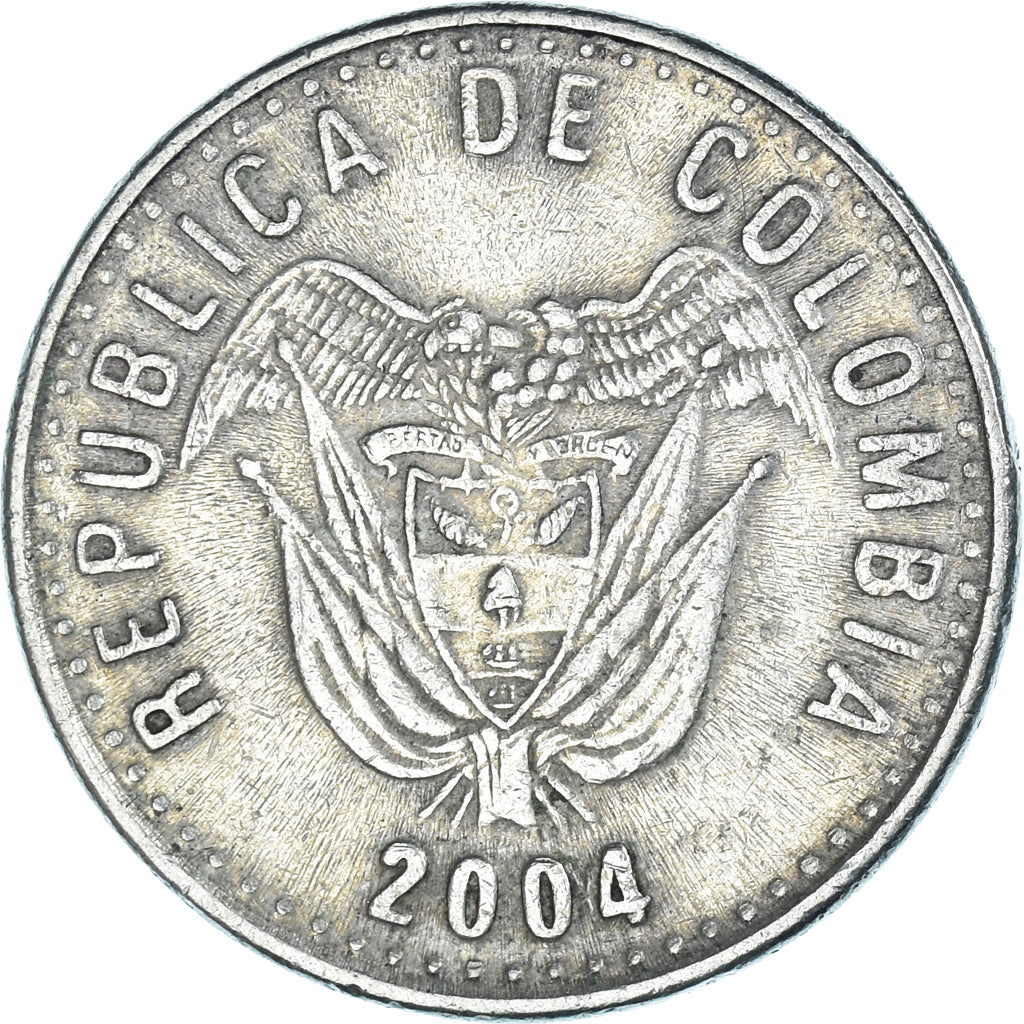 Moeda, Colômbia, 50 Pesos, 2004
