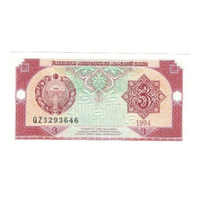 Banknote, Uzbekistan, 3 Sum, 1994, KM:74, UNC(65-70)