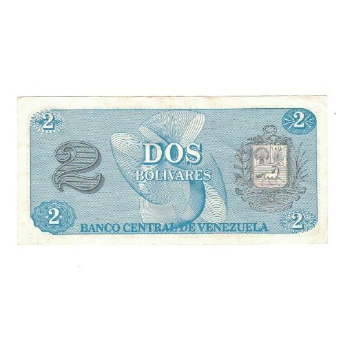 Geldschein, Venezuela, 2 Bolivares, 1989, 1989-10-05, KM:69, SS+