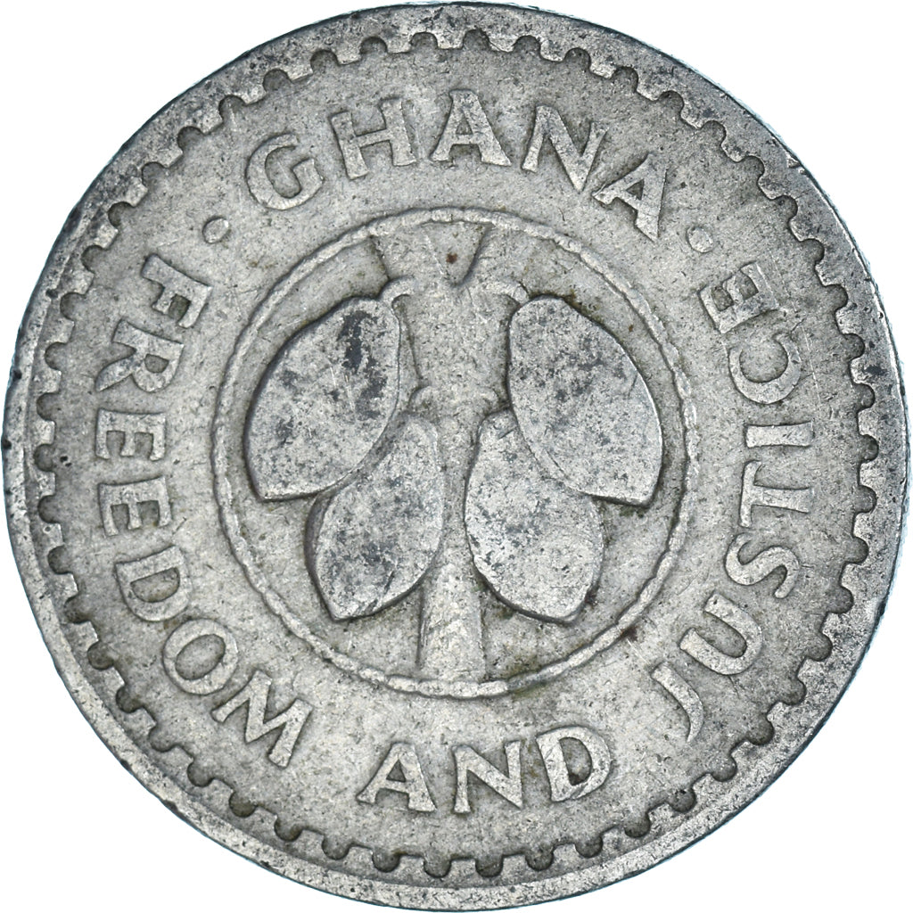 Moneta, Ghana, 20 Pesewas, 1967