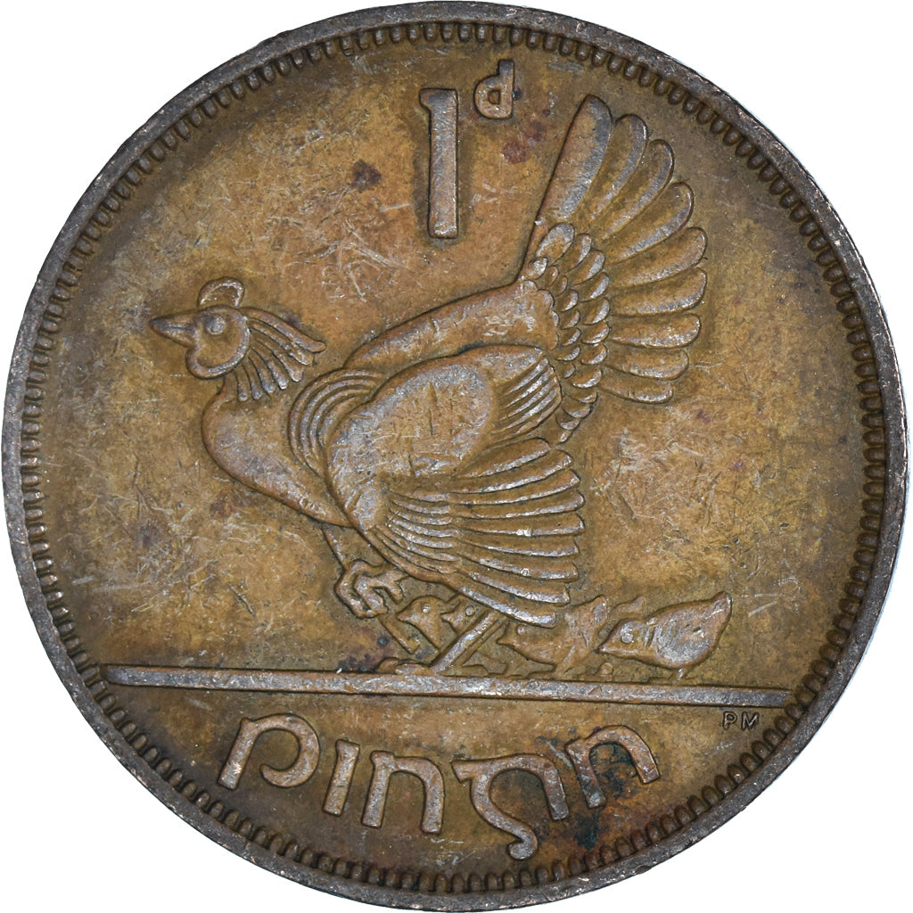 Coin, Ireland, Penny, 1965