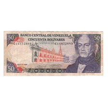 Banknote, Venezuela, 50 Bolivares, 1990, 1990-05-31, KM:65c, VF(20-25)
