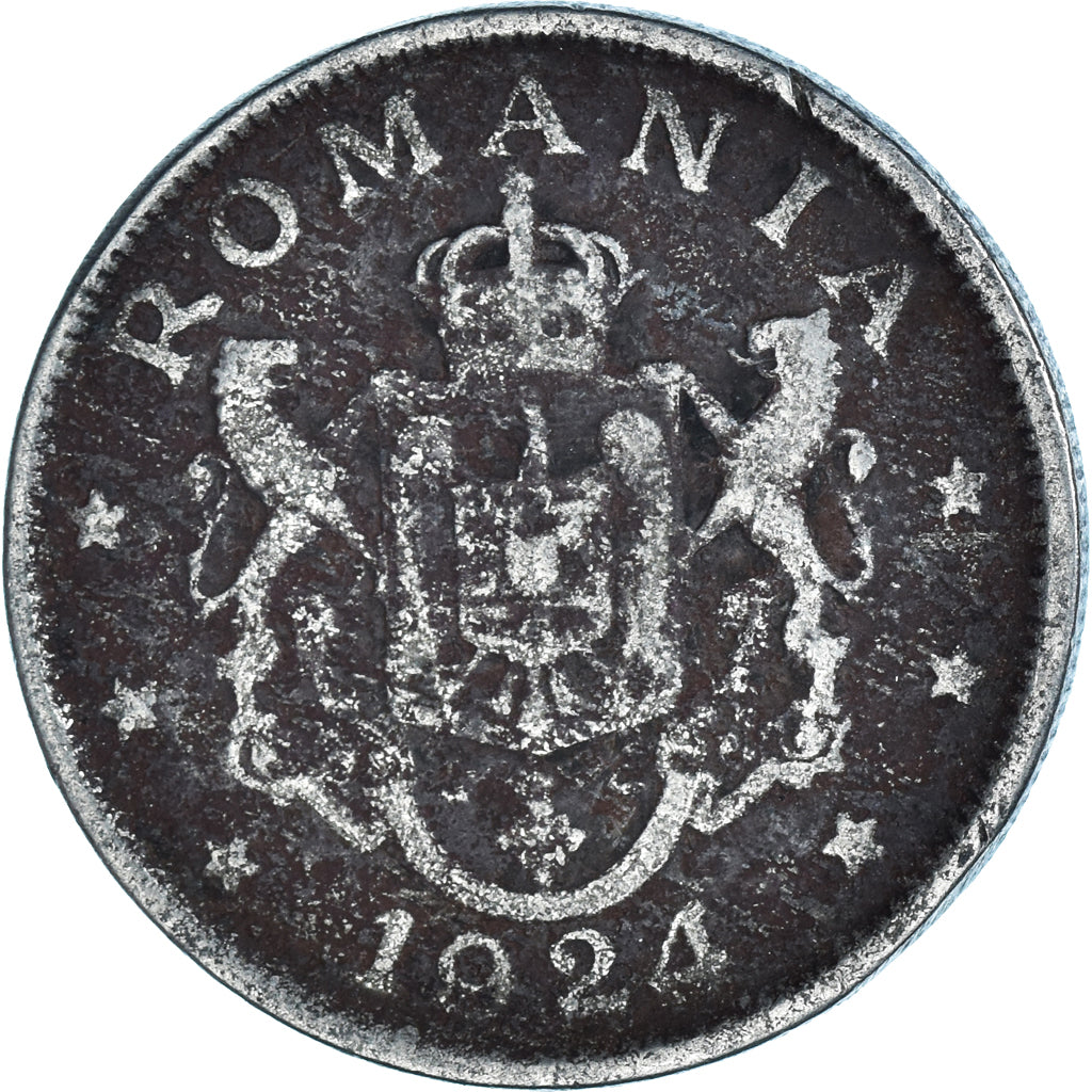 Monnaie, Roumanie, 2 Lei, 1924