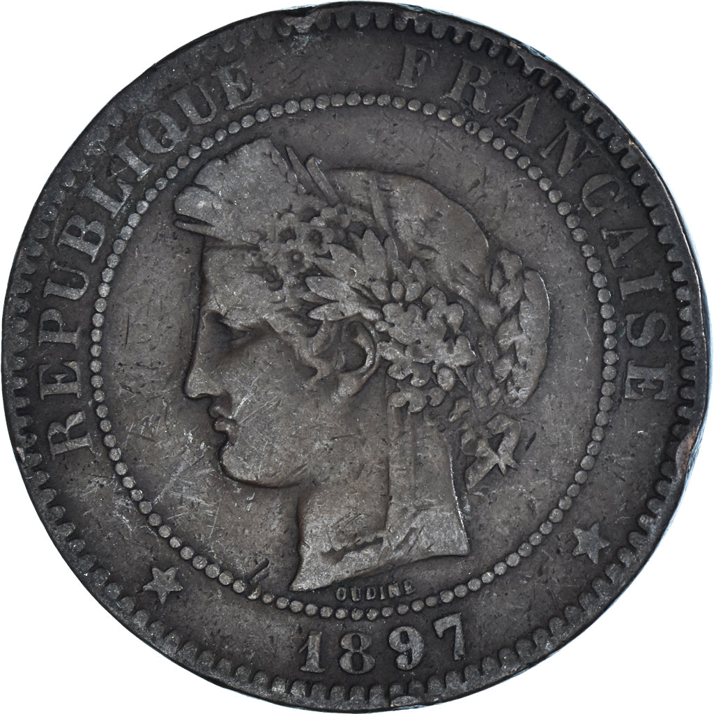 Moneda, Francia, Centime, 1897