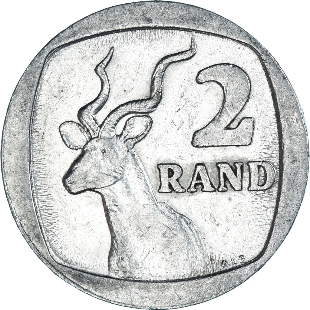Moeda, África do Sul, 2 Rand, 1995