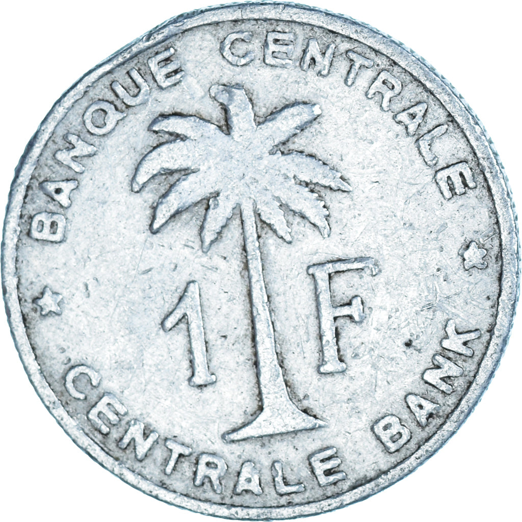 Coin, Belgian Congo, Franc, 1957