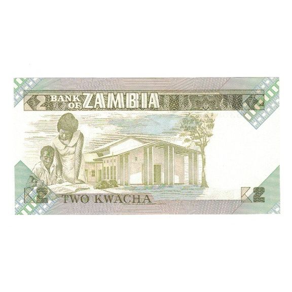 Banknote, Zambia, 2 Kwacha, KM:24c, UNC(65-70)