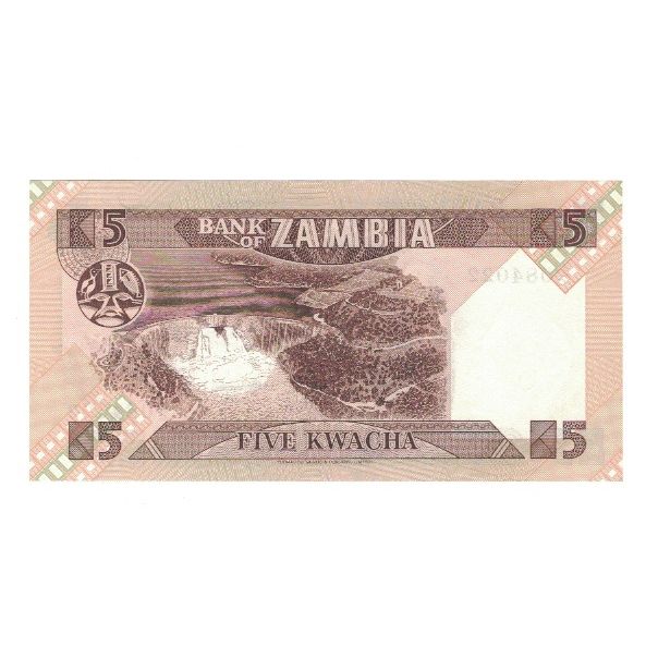 Banknote, Zambia, 5 Kwacha, KM:25d, UNC(65-70)