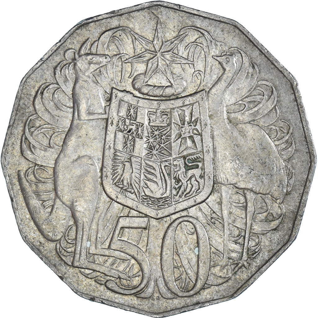 Moneta, Australia, 50 Cents, 1969